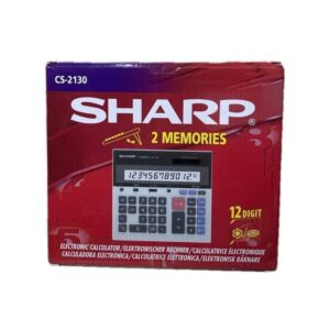 ماشین حساب شارپ CS-2130 اصل با فاکتور رسمی و غیر رسمی