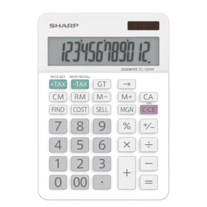 ماشین حساب شارپ مدل EL-334Wبا گارانتی مادیران
